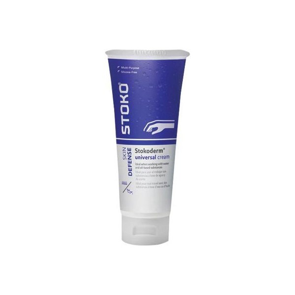 STOKO 100 ml Tube White StokoDerm Universal Perfumed Silicone-Free Before Work Hand Cream