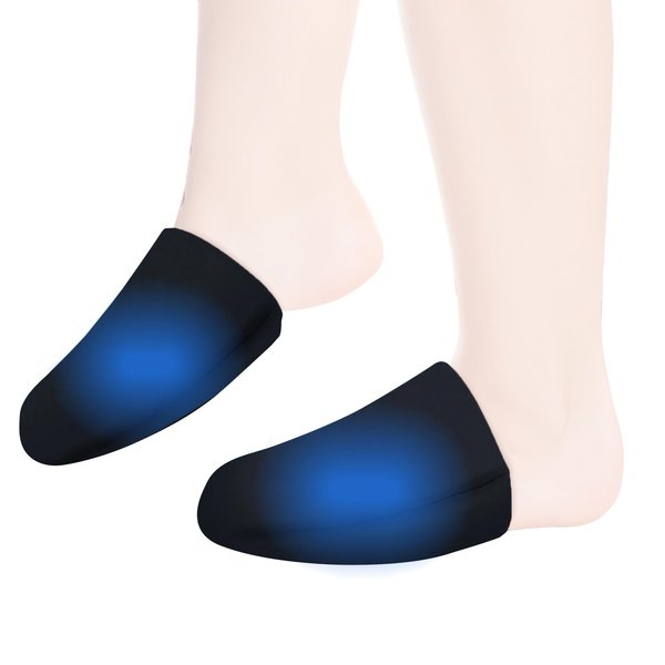 Foot Cold Packs, Toe Ice Pack, Reusable Gel Feet Ice Packs Hot & Cold Therapy, Flexible for Foot Tendonitis, Plantar Fasciitis, Swelling, Sprains, Post-Surgery Recovery (1 Pairs)