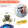 12 Pack Funny Sensory Fidget Toys,Deformable Chain DIY Robot Spinners Fingertip Stress Relief Gyro Toy Birthday Gifts Goodie Bag Easter Basket Stuffers Classroom Prizes Party Favors for Kids Adults