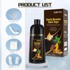 DUNTAIL Instant Gray Hair Color Shampoo 500ML - 3 in 1 Men's & Women's Long-Lasting, Safe Hair Dye (New Upgrade)