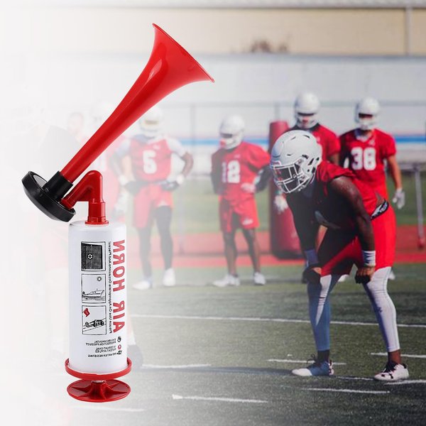 Air Horn, Handheld Loud Air Horns 120DB Noise Makers for Sporting Events, Aluminum Super Loud Football Noise Maker Marine Signal Safety Alarm Horn for Boating, Hiking, Sports Events, Birthday Parties