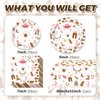 Western Cowgirl Party Decorations, Rodeo Party Decoration Include Plates, Napkin, Tablecloth for Wild West Cowgirl Birthday Baby Shower Theme Party Supplies