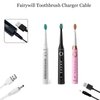 Charger Cable Replacement for Fairywill/Dnsly/Initio/Vekkia Electric Toothbrush, USB Charging Cord 3 ft (2-Pack)