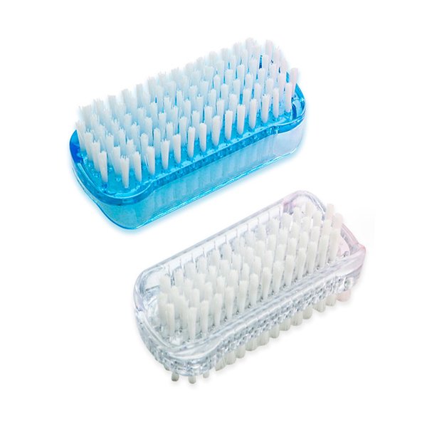 2 Pack Nail Cleaning Brush Fingernail Scrubber with Soft and Stiff Bristles Nail Scrub Brush for Men Women Kids 2 Sided Nail Brush for Effective Cleaning