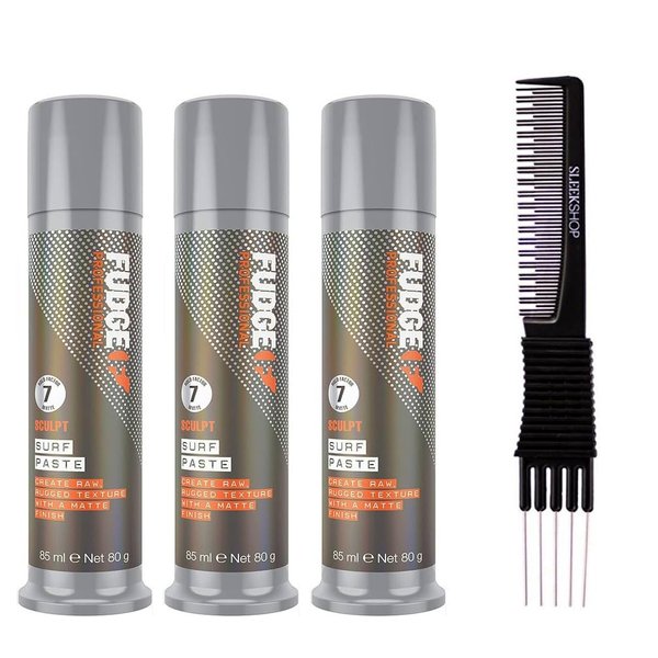 yper Fudge Professional Prep Xpander Foam (6.76 oz) with Teasing Comb Pack of 3