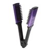 Clamp Hair Brush,Clamp Brush,Clamp Brush for Straightening Hair,Double Sided Hair Brush,Anti Static Artificial Bristle Splint Flat Brush with Ergonomic Handle for Home, Clamp Hair Brush Clamp bru