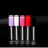 COSIDEA 22 pack empty round 5ml black lip gloss tubes cute lipgloss tube containers with wand wholesale in bulk lip balm container packing (doe foot wand, Black)