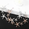 Beaupretty 2Pcs Star Headpiece Mermaid Starfish Headband Hair Clip Rhinestone Wedding Jewelry Hair Accessories for Women Girl
