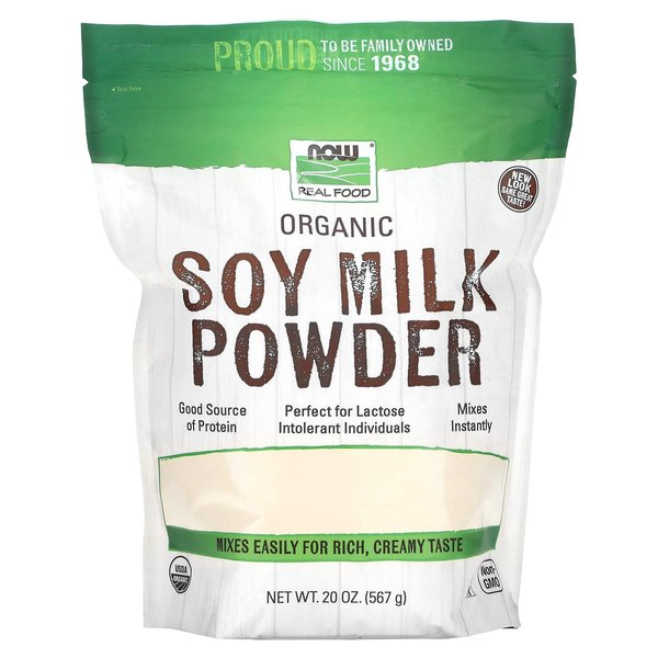 Now Foods Organic Soy Milk Powder, 20 oz