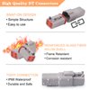 Amliber 174Pcs 12 Kits DT Series Deutsch Connector Kit 2 3 4 6 8 12 Pin Connectors with Size 16 Stamped Contacts IP68 Waterproof Automotive Electrical Connectors Plug