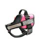 Service Dog Vest Harness with Handle, Chest Plate, Service Dog Patches. Red, Black, Blue, Pink 15" - 46"