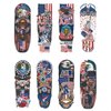8 Sets of Color Temporary Tattoos for Men Arm Tattoos Skeleton Eagles Statue of Liberty Western Cowboys American Flag Tattoos Stickers Paris Olympics Labor Day Halloween Adult Stickers
