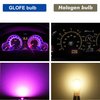 GLOFE T10 194 168 Dash Instrument White LED Light Bulbs Bright Panel Gauge Cluster Dashboard LED Light Bulbs 10Pcs/Set (Purple/pink)