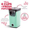 DASH Turbo POP Popcorn Maker with Measuring Cup to Portion Popping Corn Kernels + Melt Butter, 8 Cup Popcorn Machine - Aqua