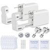 Anzero 16 Pcs Ear Piercing Kit, Disposable Ear Piercing Gun with Cubic Zirconia Stud, at Home Self Ear Piercer Kit (3MM Earrings Stud)