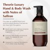 Theorie Embers and Berries Hand and Body Wash - Signature Fragrances Collection - Vegan, Luxury Soap with Notes of Saffron, Juniper Berry, Black Violet & Vetiver, Pump Bottle 400mL
