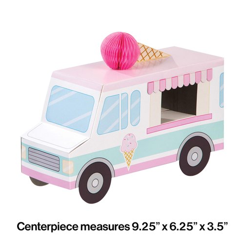 Ice Cream Party Centerpieces, 3 ct