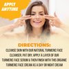 Turmeric Face Cream for Dark Spots - Natural Turmeric Skin Brightening Lotion for Face & Body - Cleanse Skin, Fight Acne, Even Tone, Clear Scars, Sun Damage, & Hyperpigmentation - with Vitamin C