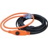 Clear Power 18ft Indoor Water Pipe Heating Cable, 126 Watt, Built in Thermostat, 2ft 18/3 SJTW power cord w/Power Indicator Light, CPPH004