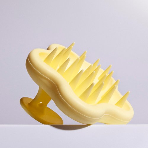BREAD Beauty Scalp Massager: Scalp Thingy | Ergonomic Silicone Hair Brush | Boosts Circulation | Extra Long Bristles for Thick, Curly Hair