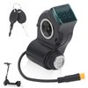 Frdhee Electric Scooter Handlebar Switch Lock, 3 Pin Digital Battery Power Display Switch Lock with Keys Handlebar Control Lock for Kugoo G2 Pro Replacement
