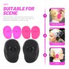 Beavorty Hair Styling Accessories 3 Pairs Silicone Ear Covers Hair Dye Ear Cover Protector Hair Perm Oil Shield Anti-Staining Earmuffs Protector for Salon Barber Hairdressing Hair Styling Tools