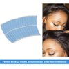 Wig Tape for Lace Wigs Waterproof Double-Sided Strong Adhesive Tape Lace Front Wig Tape C Curve 36 Pieces Blue Color