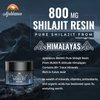 Ajoblanco 800 Mg Himalayan Shilajit Resin, Shilajit Pure Himalayan Organic, Shilajit Supplement with Purity, High Dosage & Potency for Energy, Strength & Immunity, Men & Women, 30 Grams, Pack of 2