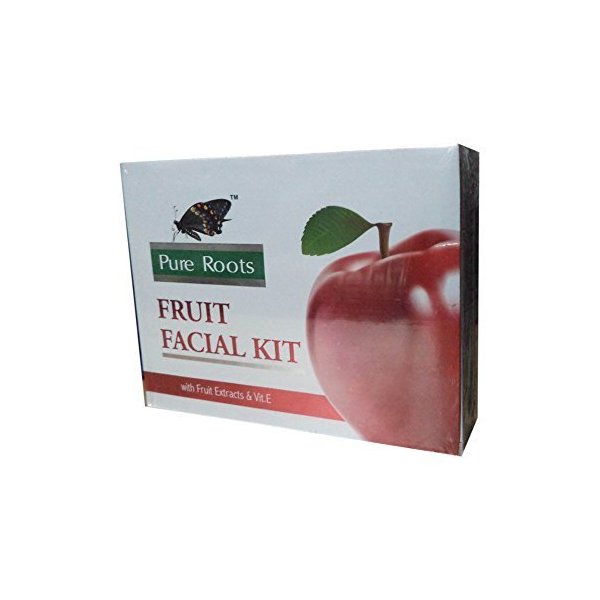 Fruit Facial Kit Natural and Organic Ingredients Suitable for All Skin Types 80 Grams with complimentry Aloe Vera Lotion