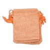 Tvoip 30Pack Burlap Bags with Drawstring Gift Bags Jewelry Pouch for Wedding Party and DIY Craft (Orange, 4 x 5.5 Inch)