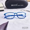 DUCO Blue Light Blocking Glasses Superlight Eyeglasses Frame Anti Blue Ray Computer Gaming Glasses 306 (Shine Blue)