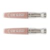Pack of 2 Rimmel Stay Glossy 6HR Lip Gloss, Dorchester Rose # 110