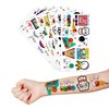 8 Sheets (88PCS) Bowling Temporary Tattoos Birthday Party Favors Supplies Decorations Decor Stickers For Kids Boys Girls Gifts Classroom School Prizes Rewards Themed