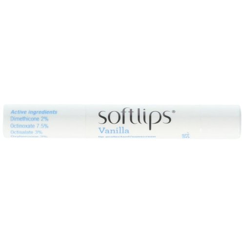 Softlips Lip Protectant SPF 20, Vanilla 2 ea (3 cards 6 total)