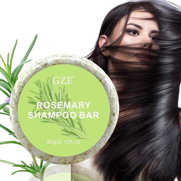 Rosemary Shampoo Bar Volume & Thick Hair Growth Strengthening for Thinning Hair Removes Dead Cell Skins on Scalp Pores Free from Sulfate Silicone Paraben clarifying - Solid Shampoo Soap