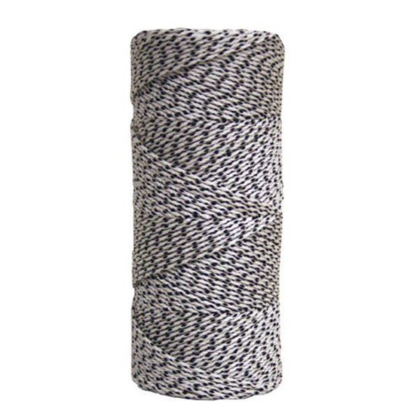 Kraft Tool BC352 Premium Professional Bonded Braided Masons Line with 500-Feet Tube, White/Black, One Size