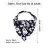 HomeSoGood 8 Pcs Floral Elastic Hair Scarf Headband,Women Bandana Head Kerchief, Print Triangle Hair Kerchief for Women Girls
