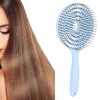 Hair Detangling Brush, Round Soft Straightening Vented Brush Faster Blow Drying for Women, Salon Styling Hair Brushes Detangler Hair Comb for Curly Straight Wet Dry Hair