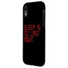 iPhone XR Sleep Is So Last Night Funny Digital LCD Alarm Clock Sarcasm Case