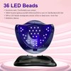 eodci 168W UV LED Nail Lamp, UV Light for Nails Dryer for Gel Nail Polish Curing Lamp, Auto Sensor, Professional Nail Light…