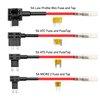 Radar Detector Hardwire Kit,Direct Wire Wiring kit for Escor t Valentine One Unide n Beltronics cobr a Radar Detector Quick Connection Plug and Play Power Cord Cable(13FT RJ11)