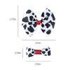 Cow Print Hair Bow Clips for Toddler Teens Baby Girls Cow Theme Birthday Gifts Cute Black Cow Alligator Barrettes Hairpins Kids Cowgirl Costume Dress Party Decor Accessories