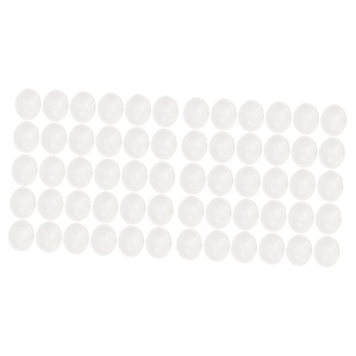 60 Pcs Easter Eggs Imitation Eggs Basket Stuffers Fillers Easter Basket Goodie Filler Easter Eggs Easter Blind Eggs Paintable Eggs Fake Eggs Plastic Child Artificial White