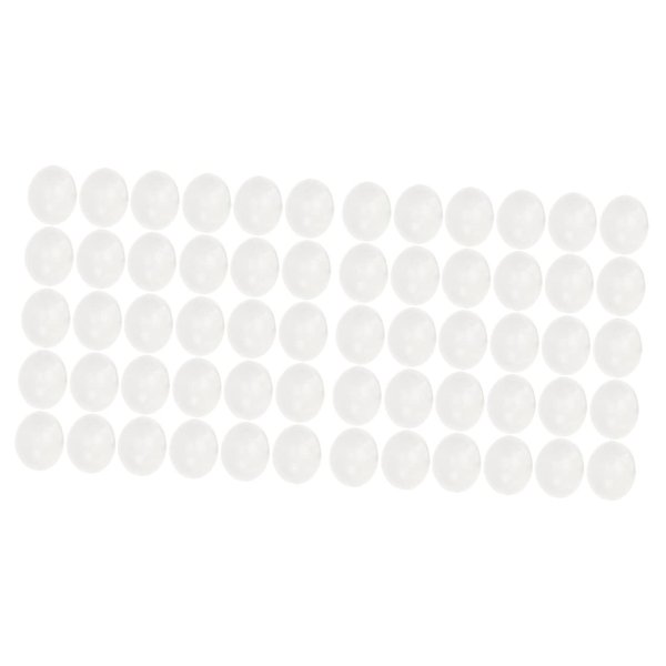 60 Pcs Easter Eggs Imitation Eggs Basket Stuffers Fillers Easter Basket Goodie Filler Easter Eggs Easter Blind Eggs Paintable Eggs Fake Eggs Plastic Child Artificial White