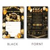 EUDOSI 70th Birthday Party Invitations - Back in 1954 Invites Black and Gold 70 Year Old Birthday Invitations Set for Bday Anniversary (20 Invitations and Envelopes)