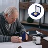 FINGERINSPIRE 4 Pcs 50mm Midnight Blue Velvet Challenge Coin Storage Gift Box 2.58x2.58x1.4 Square Badge Presentation Display Box Single School Emblem Badge Display Holder Medal Storage Case