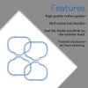 Intake Manifold Gaskets Lower & Upper Gasket Plenum Set, Intake Manifold Rubber Sealing Gasket Compatible with Dodge Chrysler Jeep, Replaces# 5184562AC 5184331AC
