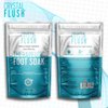 Crystal Flush Foot Soak with Apple Cider Vinegar, Tea Tree Oil and Pink Himalayan Salt – Cleans and Deodorizes – Fight Fungus and Bacteria on Skin surface - 16 oz.