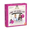 MindWare Science Academy Lava Lip Gloss lab -Kit includes 33pcs to teach kids & teens cosmetic chemistry - Boys & girls make 3 colorful & funky DIY lip glosses