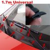 HERCHR Rubber Strip, 1.7M/ 5.6Ft Car Front Windshield Window Seal Strirp Moulding Trim, Black Rubber Seal Car Windshield Window Door Seal Strip Weather Seal Rubber Stripping Car Window Seal